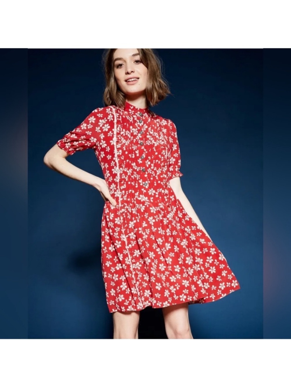 THE KOOPLES 1960s Flowers
Dress, Size M